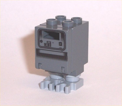LEGO Minifigure -- Gonk Droid (GNK Power Droid), Bluish Grays - Set 10144-Star Wars / Star Wars Episode 4/5/6 -- sw073a -- Creative Brick Builders